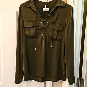Dark Green Blouse